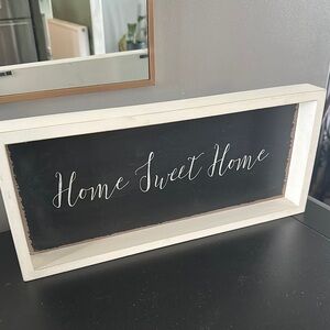 Home sweet home sign